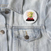 Badge Rond 5 Cm Trex Rawr (En situation)