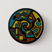 Badge Rond 5 Cm Tri Flèches modernes (Devant)