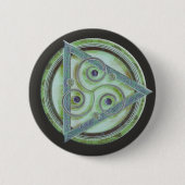 Badge Rond 5 Cm Triade mystique celtique (Devant)