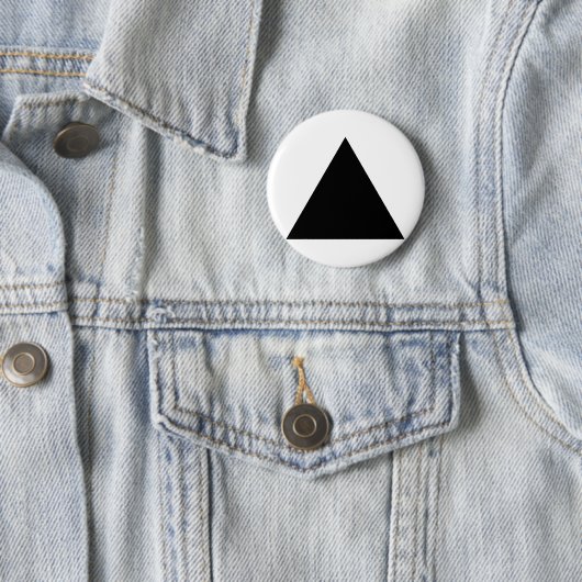 Badge Rond 5 Cm triangle de hippie (En situation)