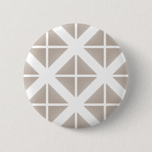 Badge Rond 5 Cm Triangle Motif tendance beige