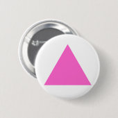 Badge Rond 5 Cm Triangle rose (Devant & derrière)