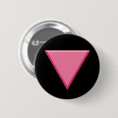 Badge Rond 5 Cm Triangle rose de gay pride (Devant & derrière)