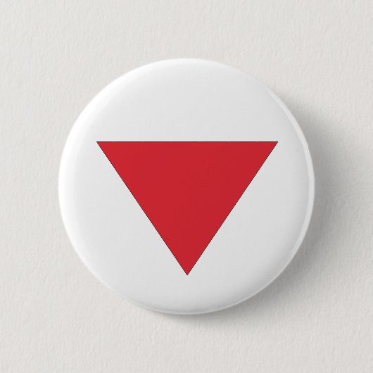 Badge Rond 5 Cm Triangle rouge inversé (Devant)