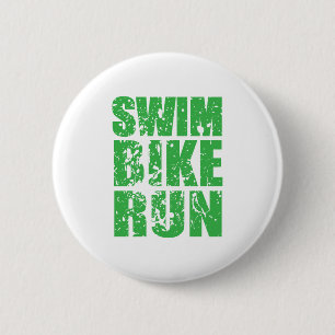 Badge Rond 5 Cm Triathlon cool logo for all sport lovers