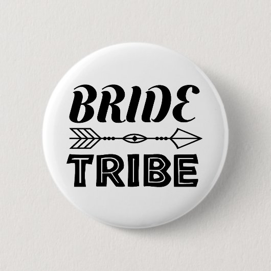Badge Rond 5 Cm Tribe de mariée (Devant)