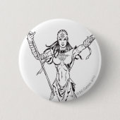 Badge Rond 5 Cm Tribu 6 d'indigo (Devant)