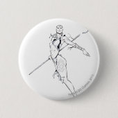 Badge Rond 5 Cm Tribu 8 d'indigo (Devant)