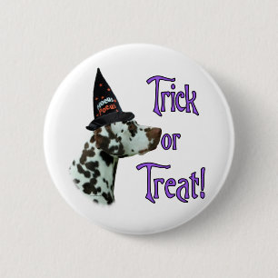 Badge Rond 5 Cm Trick dalmate (foie)