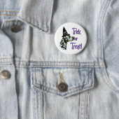 Badge Rond 5 Cm Trick dalmate (foie) (En situation)