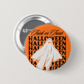 Badge Rond 5 Cm trick or treat (Devant & derrière)