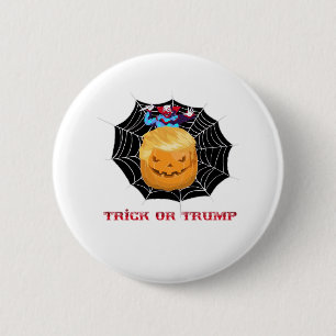 Badge Rond 5 Cm Trick Ou Halloween Clown effrayant