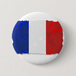 Badge Rond 5 Cm Tricolore français