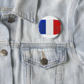 Badge Rond 5 Cm Tricolore français (En situation)