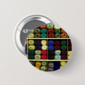 Badge Rond 5 Cm Tricot Yarn (Devant & derrière)