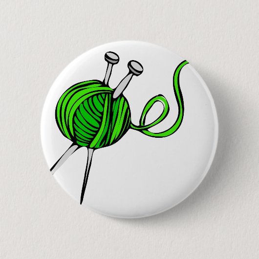 Badge Rond 5 Cm Tricotage (Devant)