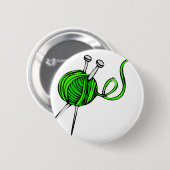 Badge Rond 5 Cm Tricotage (Devant & derrière)