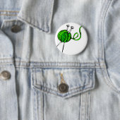 Badge Rond 5 Cm Tricotage (En situation)