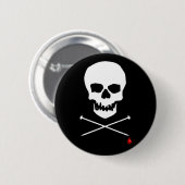 Badge Rond 5 Cm Tricotez jusqu'à ce que vous saigniez (Devant & derrière)