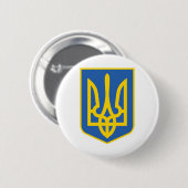 BADGE ROND 5 CM TRIDENT UKRAINE (Devant & derrière)