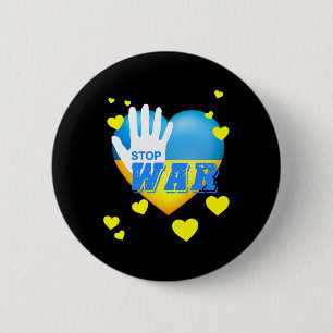 Badge Rond 5 Cm Trident ukrainien Drapeau ukrainien Drapeau ukrain