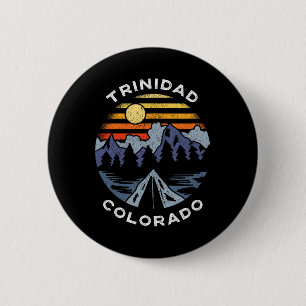 Badge Rond 5 Cm Trinidad Colorado Montagnes Vacances Camping Souve