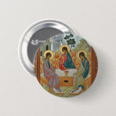 Badge Rond 5 Cm Trinité sainte (Devant & derrière)