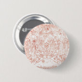 Badge Rond 5 Cm Trinité sainte dans la Gloire (Devant & derrière)
