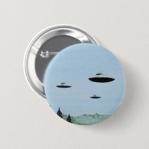 Badge Rond 5 Cm Trio UFO