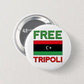 Badge Rond 5 Cm Tripoli libre (Devant & derrière)