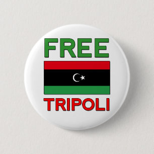 Badge Rond 5 Cm Tripoli libre