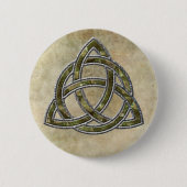 Badge Rond 5 Cm Triquetra Natural (Devant)