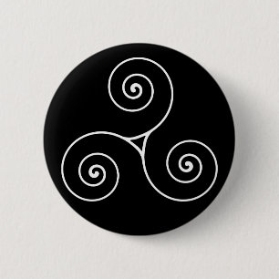 Badge Rond 5 Cm Triskele