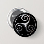 Badge Rond 5 Cm Triskelion (Devant & derrière)