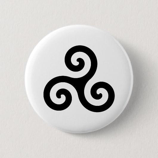 Badge Rond 5 Cm Triskelion (Devant)