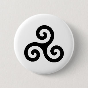 Badge Rond 5 Cm Triskelion