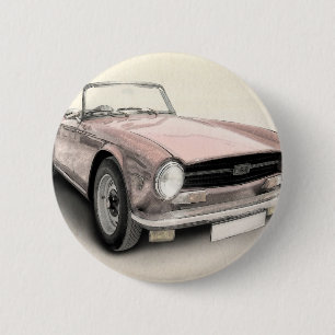 Badge Rond 5 Cm Triumph TR6