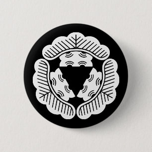 Badge Rond 5 Cm Trois pins