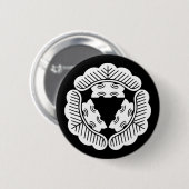 Badge Rond 5 Cm Trois pins (Devant & derrière)