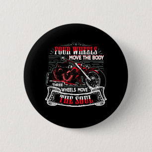 Badge Rond 5 Cm Trois Roues Déplace Le Triker De L'Aile Trike Ride