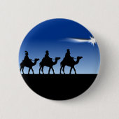 Badge Rond 5 Cm Trois sages - cadeau des Magi (Devant)