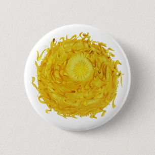 Badge Rond 5 Cm Troisième art curatif #3 de Chakra