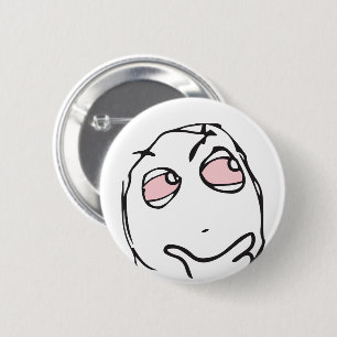 Badge Rond 5 Cm Troll Le Me Memes pense CHOOSE YOUR COLOR œil rose