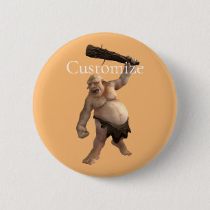 Badge Rond 5 Cm Troll moche Thunder_Cove