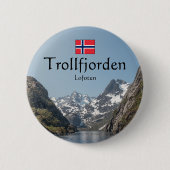 Badge Rond 5 Cm Trollfjord (Devant)