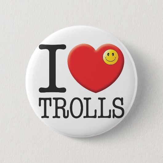 Badge Rond 5 Cm Trolls (Devant)