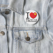 Badge Rond 5 Cm Trolls (En situation)