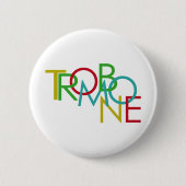 Badge Rond 5 Cm Trombone (Devant)