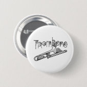 Badge Rond 5 Cm Trombone Cobwebs (Devant & derrière)