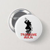 Badge Rond 5 Cm Trombone Ninja (Devant & derrière)